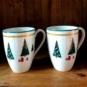 Two Kate Spade Lenox Christmas/Holiday Mug